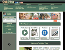 Tablet Screenshot of orbisvitae.com